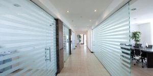 Toughened Glass Partition
