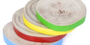 Rustic Log Coaster Set