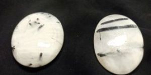 Rutiled Quartz Palm Stone