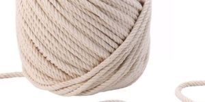 PO 3 Ply Twisted Macrame Cotton Thread Cord Dori