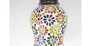 Glass Mosaic Hanging Light