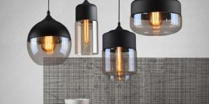 Kitchen Glass Hanging Light