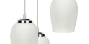 Pear Shaped Glass Hanging Light