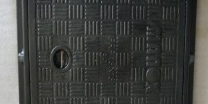 Manox Black Manhole Cover