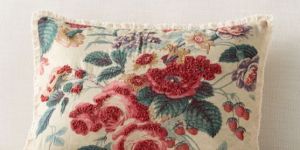 Embroidered Pillow Cover