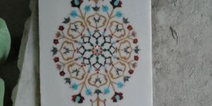 Marble Inlay Wall Panel