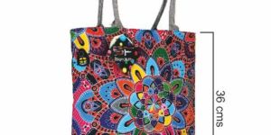 Canvas Tote Bag STB002- Flower Pattern