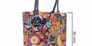 Canvas Tote Bag STB010- Paisley