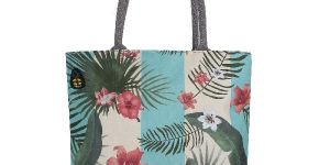 Canvas Tote Bag STB014- Tropical Flower