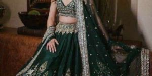 Unstitched Bridal Lehenga Choli