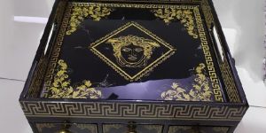 Compartment Wooden Tray