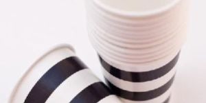 Striped Paper Cup