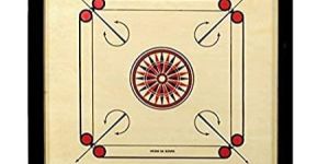 Korners Polished Cut Pocket Carrom Board (26 Inch)
