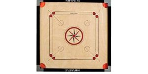Korners Polished Cut Pocket Carrom Board (32 Inch)