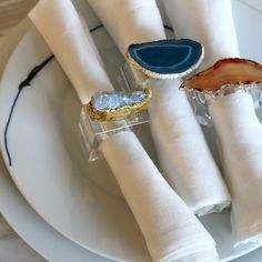 Agate Napkin Ring