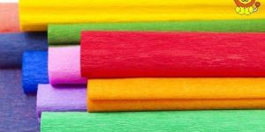 Coloured Crepe Papers
