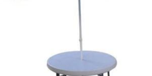 Round Table with Umbrella