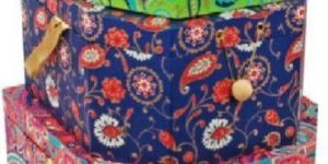 Set of 3 Hexa Button Boxes