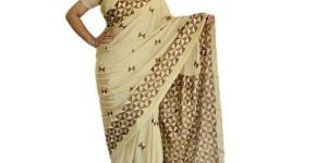 Phulkari Chinnon Saree