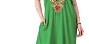 Cotton Embroidered Nighty