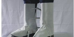 Natural Split Leather Leg Guard