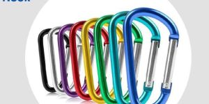 Multicolour D Shape Snap Hook