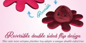 Reverssible Octopus Soft Toy