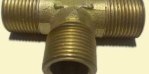 Brass Male Union Tee