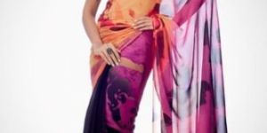 Georgette Printed Sarees