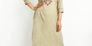 Rayon Embroidered Kurtis
