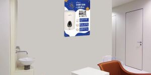 Touch Free Dispenser Sign