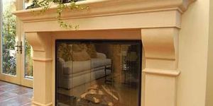 Stone Fireplace