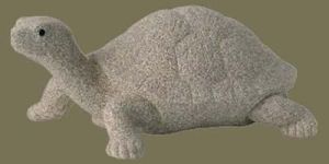 White Stone Tortoise Statue