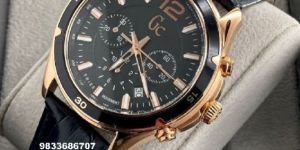 G C Alumination Chronograph Black Dial Mens Watch