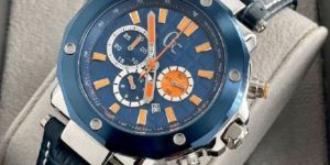 G C Spirit Chronograph Blue Dial Mens Watch