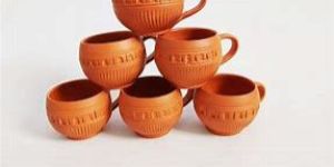 Terracotta Cups and Dinner Set