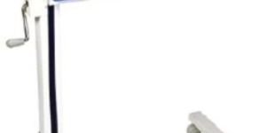 Two Section Membrane Top Overbed Table