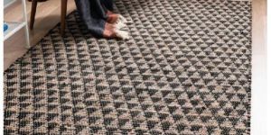 Jute and Cotton Flatweave Rug