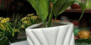 Triangle Ceramic Flower Pot