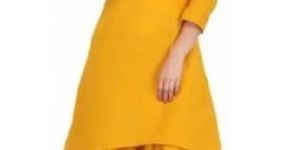 Yellow Kurti with Dhoti