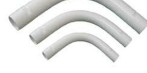 PVC White 90 Degree Bend