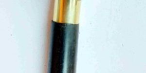 Brass Handle Wooden Walking Stick