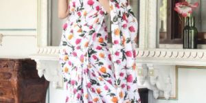 Jaipuri Printed Cotton Mulmul Saree