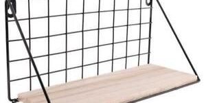 Wall Mount Metal Wire Rack Holder