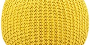 Macrame Pouf Ottoman