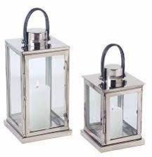 Silver Steel Lantern