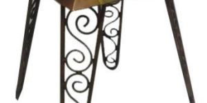 Wooden and Metal Table