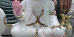 Marble Jhulelal Statue