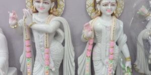 Marble Radha Krishna Statue