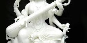 Marble Saraswati Statue